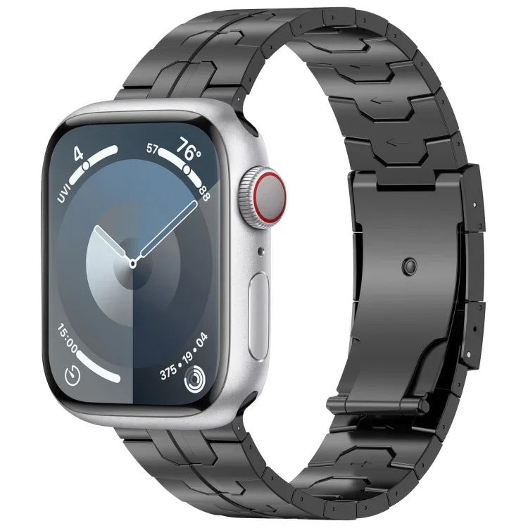 Turtle Buckle Titanium Alloy Watch Band, For Apple Watch SE 2023 44mm, For Apple Watch SE 2023 40mm, For Apple Watch Ultra 2 49mm, For Apple Watch Series 9 45mm, For Apple Watch Series 9 41mm, For Apple Watch Ultra 49mm, For Apple Watch Series 8 41mm
