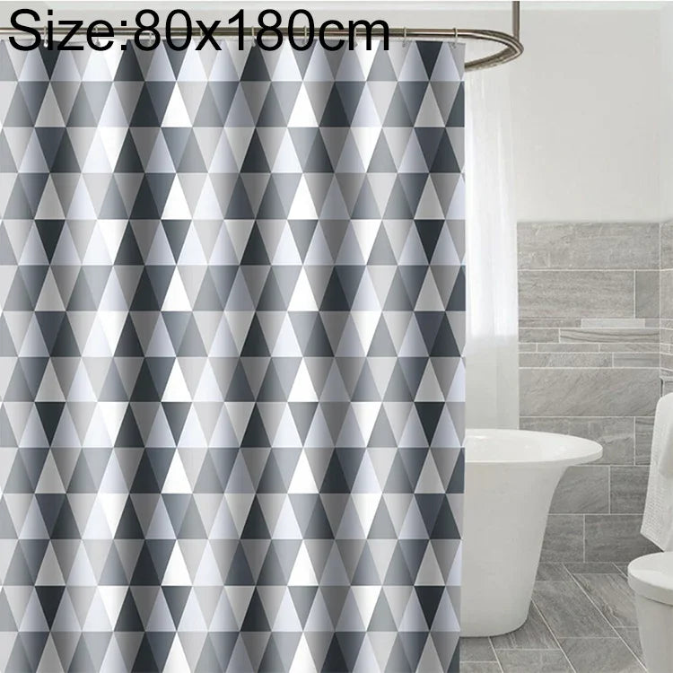Curtains for Bathroom Waterproof Polyester Fabric Moldproof Bath Curtain, 80x180cm, 80x200cm, 100x180cm, 100x200cm, 120x180cm, 120x200cm, 150x180cm, 150x200cm, 180x180cm, 180x200cm, 200x180cm, 200x200cm, 220x200cm, 240x200cm, 260x200cm, 280x200cm