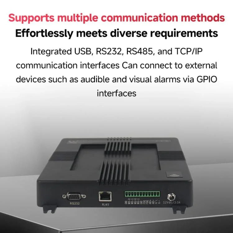 8 - Channel RFID Reader / Writer with Impinj E710 Module, Fixed UHF Industrial Long - Range Reader for Warehouse Management - Trustpick