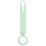 Anti-scratch Polyurethane Case Cover with Hang Loop for AirTag 2nd Gen / AirTag 1st Gen