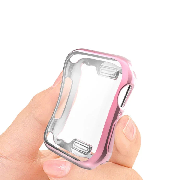 Full Coverage Plating TPU Case For Apple Watch Series 6 / 5 / 4 / Watch SE 40mm, For Series 5 & 4 40mm, For Apple Watch Series 6 / 5 / 4 / Watch SE 40mm