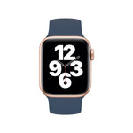 For Apple Watch Ultra 49mm&Watch Ultra 2 49mm / Series 10 46mm / 9&8&7 45mm / SE 3&SE 2&6&SE&5&4 44mm / 3&2&1 42mm Solid Color Elastic Silicone Watch Band, Size:S 130mm