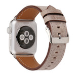 For Apple Watch Series 10 42mm / 9&8&7 41mm / SE 3&SE 2&6&SE&5&4 40mm / 3&2&1 38mm Fresh Style Genuine Leather Watch Band, 38mm