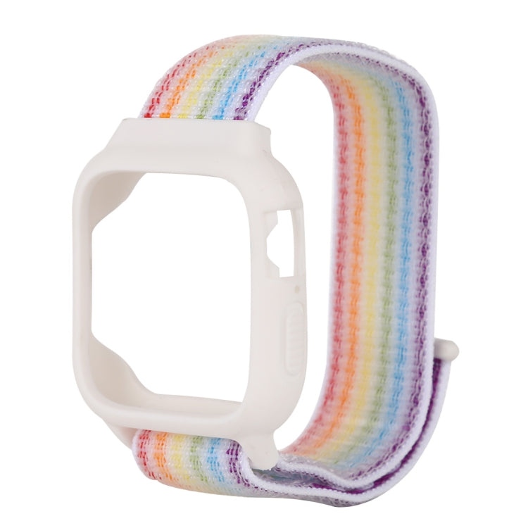 For Apple Watch Ultra 49mm&Watch Ultra 2 49mm / Series 10 46mm / 9&8&7 45mm / SE 3&SE 2&6&SE&5&4 44mm / 3&2&1 42mm Nylon Watch Band with Hook and Loop Fastener, For Apple Watch Ultra 49mm / Series 8&7 45mm / SE 2&6&SE&5&4 44mm / 3&2&1 42mm             ...