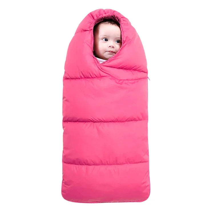 Baby Sleeping Bag Thickened Warm Newborn Quilt, Size:80cm, for 0-1 Years Old