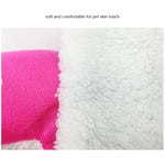 Strawberry Shaped Foldable Short Plush Pet House Nest, Size: L, Purple, Size L, Red, Size L, Pink, Size L