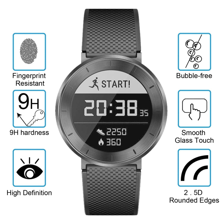 ENKAY Hat-Prince for Huawei Honor S1 Smart Watch 0.2mm 9H Surface Hardness 2.15D Explosion-proof Tempered Glass Screen Film