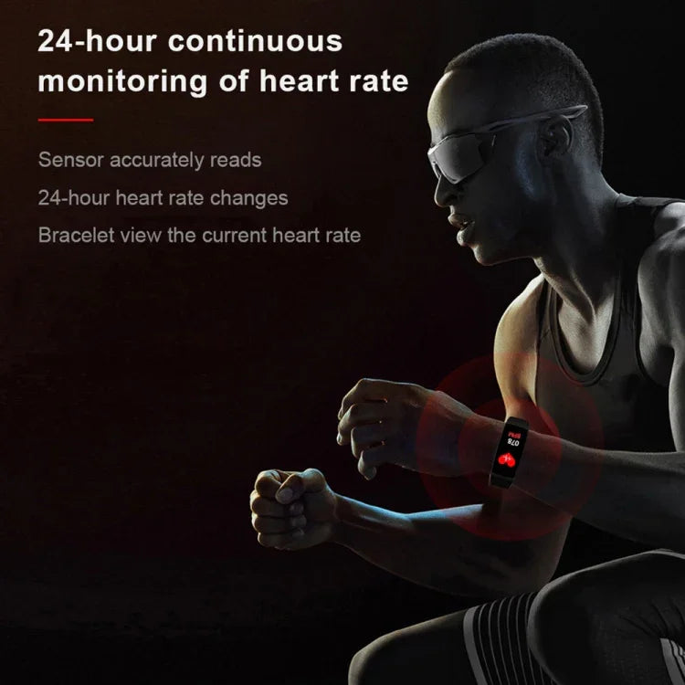 CK17S 0.96 inches IPS Screen Smart Bracelet IP67 Waterproof, Support Call Reminder / Heart Rate Monitoring / Blood Pressure Monitoring / Sleep Monitoring