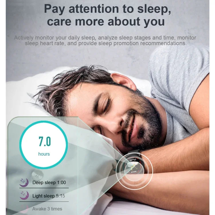 DK02 1.3 inches IPS Color Screen Smart Bracelet IP67 Waterproof, Support Call Reminder /Heart Rate Monitoring /Sleep Monitoring / Sedentary Reminder