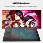 VEIKK A15 10x6 inch 5080 LPI Smart Touch Electronic Graphic Tablet, with Type-C Interface, A15 Red, A15 Gold, A15 Blue