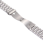 22mm Three Flat Buckle For Samsung Gear S2 Classic Smart Watch Butterfly Buckle 3 Beads Stainless Steel Watchband