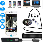 YPC110 8mm 2.0MP HD Camera WiFi Endoscope Snake Tube Inspection Camera with 8 LED, Waterproof IP68, Lens Diameter: 8mm, Length: 2m, Hard Line, 2m Hard Line