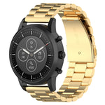 22mm Steel Wrist Strap Watch Band for Fossil Hybrid Smartwatch HR, Male Gen 4 Explorist HR / Male Sport