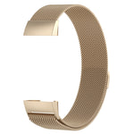 Stainless Steel Magnet Watch Band for FITBIT Charge 3, Size:Large, 217x18mm