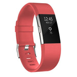 Square Pattern Adjustable Sport Watch Band for FITBIT Charge 2, Size: L, 12.5x8.5cm, L, Coral Red, L, Navy Blue, L, Dark Purple, L, Purple, L, Orange, L, Cyan, L, Pink, L, Red, L, Green, L, Rose Red, L, Grey, L, Sky Blue, L, Blue, L, White, L, Aqua Blu...
