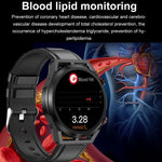 ET310 1.39 inch IPS Screen IP67 Waterproof Silicone Band Smart Watch, Support Body Temperature Monitoring / ECG, ET310