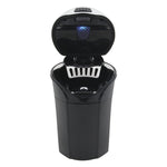 N12B Car Creative Ashtray Solar Power With Light And Cover Car Supplies, N12B