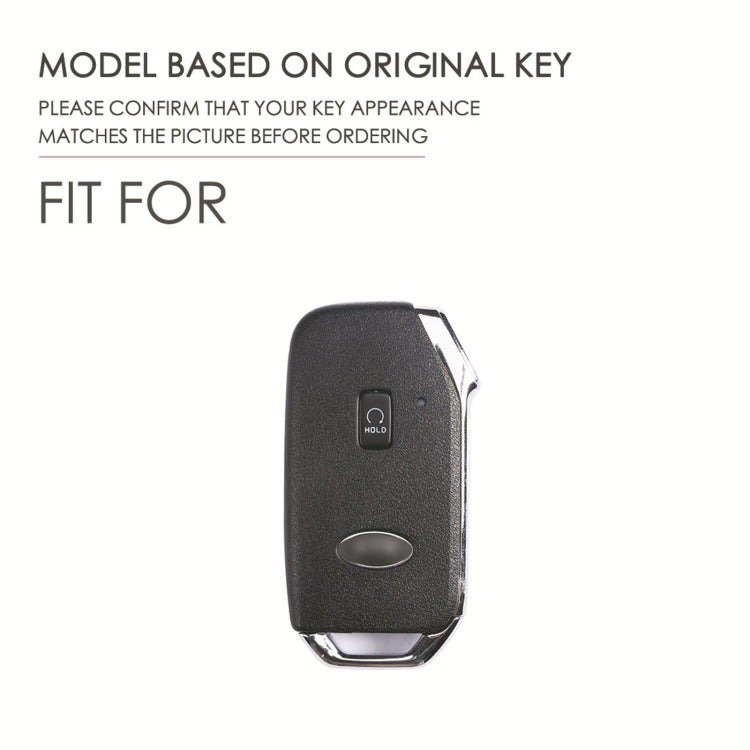 For Kia Sorento / Seltos 2021 / K5 Hallmo Car Cowhide Leather Key Protective Cover Key Case, C173