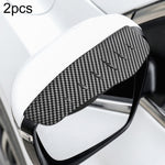 Car Rear View Mirror Rain Eyebrow Cover Catering Mirror PVC Carbon Fiber Pattern Rain Shield, DM-119