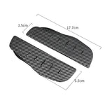 Car Rear View Mirror Rain Eyebrow Cover Catering Mirror PVC Carbon Fiber Pattern Rain Shield, DM-119