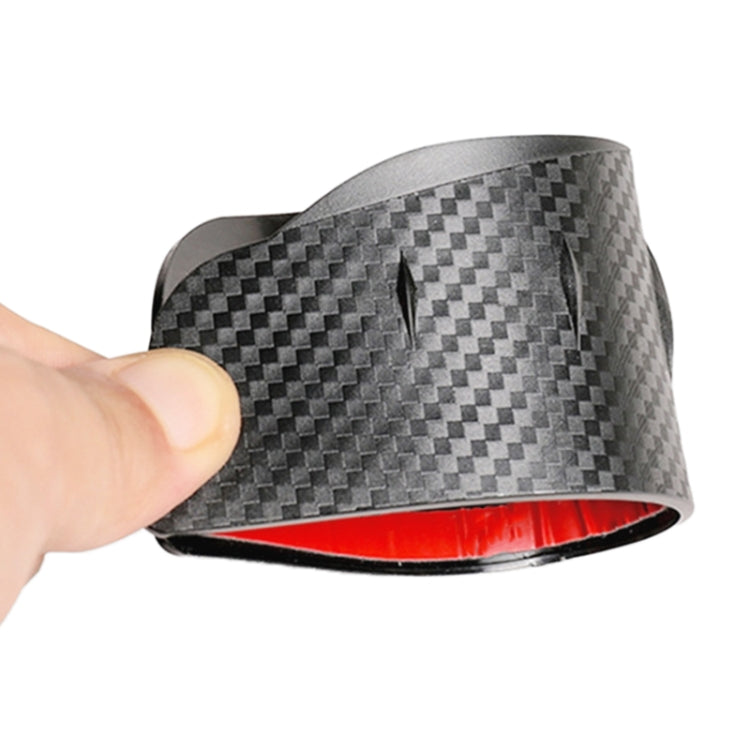 Car Rear View Mirror Rain Eyebrow Cover Catering Mirror PVC Carbon Fiber Pattern Rain Shield, DM-119