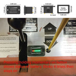 BM210 Electric Vehicles / Golf Carts LED Battery Indicator Adjustable Voltage 12V-72V, BM210