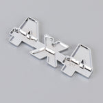 Car Number 4 x 4 Personalized Aluminum Alloy Decorative Sticker, Size: 9 x 3.5 x 2.3cm