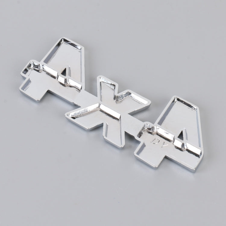 Car Number 4 x 4 Personalized Aluminum Alloy Decorative Sticker, Size: 9 x 3.5 x 2.3cm