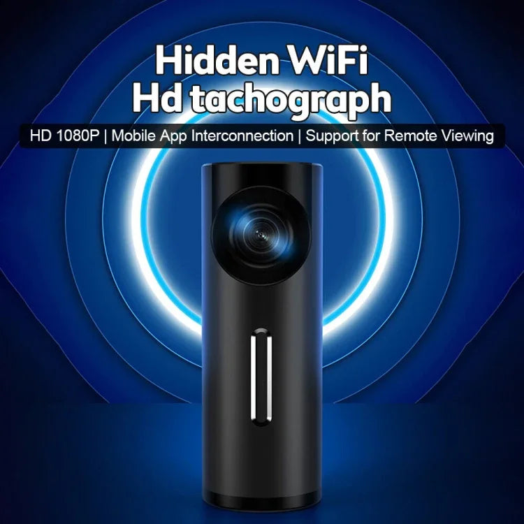 Car 1080P HD WiFi Driving Recorder, Supports Mobile APP Link & Automatic Loop Recording, Car WiFi Driving Recorder