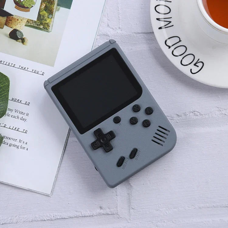 MK800 3.0 inch Macaron Mini Retro Classic Handheld Game Console for Kids Built-in 800 Games, Support AV Output, MK800 / Grey, MK800 / Blue, MK800 / Yellow, MK800 / Pink, MK800 / Green