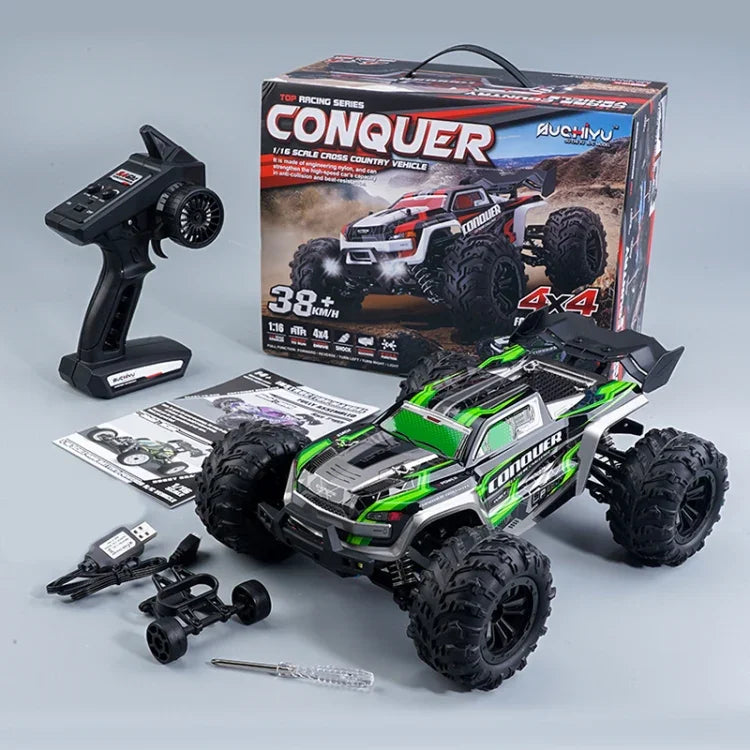 SCY-16102 2.4G 1:16 Electric 4WD RC Monster Pickup Truck Car Toy, SCY-16102 / Green