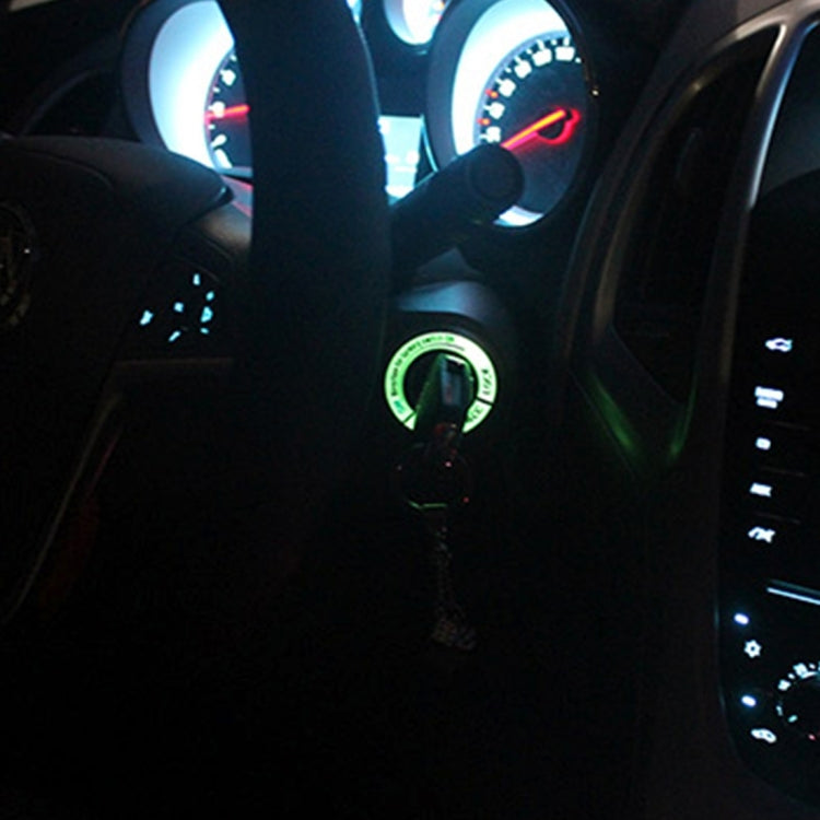 Car Aluminum Igniter Night Luminous Decoration Ring For Audi And Volkswagen