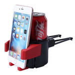 SHUNWEI SD-1027 Car Auto Multi-functional ABS Air Vent Drink Holder Bottle Cup Holder Phone Holder Mobile Mount, SD-1027(Black), SD-1027(Green), SD-1027(Red)