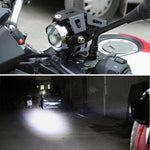 U5 10W 1000LM CREE LED External Motorcycle Headlight Lamp, DC 12-80V, U5 10W 1000LM White Light