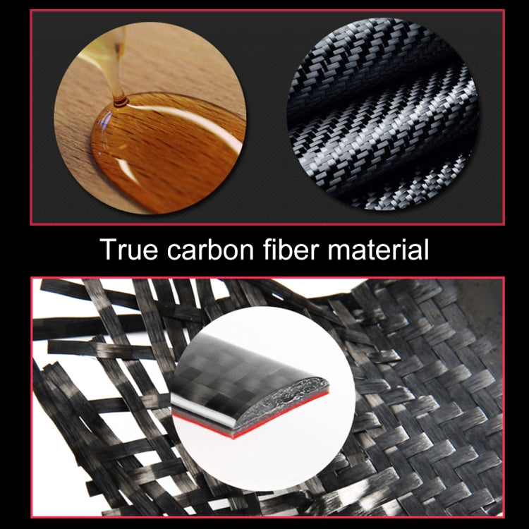 2 PCS Car CD Adjustment Frame Carbon Fiber Decorative Sticker for Mercedes-Benz W204 2007-2010, CD Adjustment Frame (B)