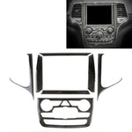 Car Central Control Navigation Carbon Fiber Decorative Sticker for Jeep Grand Cherokee 2011-2017, Central Control Navigation