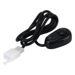 Car Truck Boat Switch Toggle Light Switch 3Pins DC12/24V Car Auto Universal DIY 3 Pin Drop-shaped Switch OFF-ON Push Button with Red and Green Indicator Light, Cable Length: 90cm, Button 3