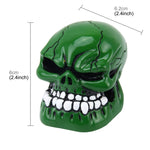 Universal Skull Head Shape ABS Manual or Automatic Gear Shift Knob  with Three Rubber Covers Fit for All Car, Skull Head Shape 1, Skull Head Shape 2, Skull Head Shape 3