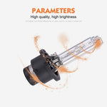 2 PCS D4R 35W 3800 LM 6000K HID Bulbs Xenon Lights Lamps, DC 12V, D4R