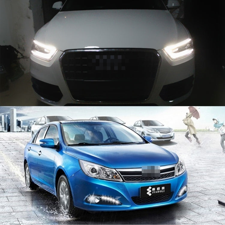 2 PCS 5W 150 LM 6000K DRL Daytime Running Light with 5 SMD-5050 Lamps, DC 12V, 5W