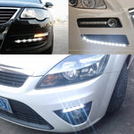 2 PCS 5W 150 LM 6000K DRL Daytime Running Light with 5 SMD-5050 Lamps, DC 12V, 5W