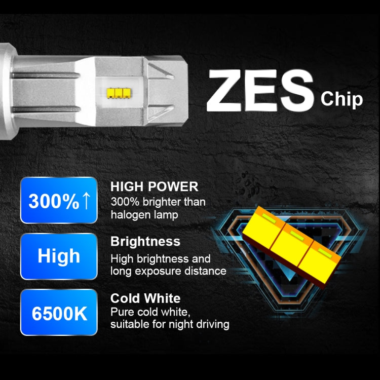 2 PCS M3 H4 DC9-32V / 17W / 6500K / 2000LM IP68 Car LED Headlight Lamps, H4