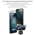 BC49BQ Car Digital Radio Receiver Bluetooth MP3 Player FM Transmitter Voice Assistant QC3.0 Quick Charger, BC49BQ