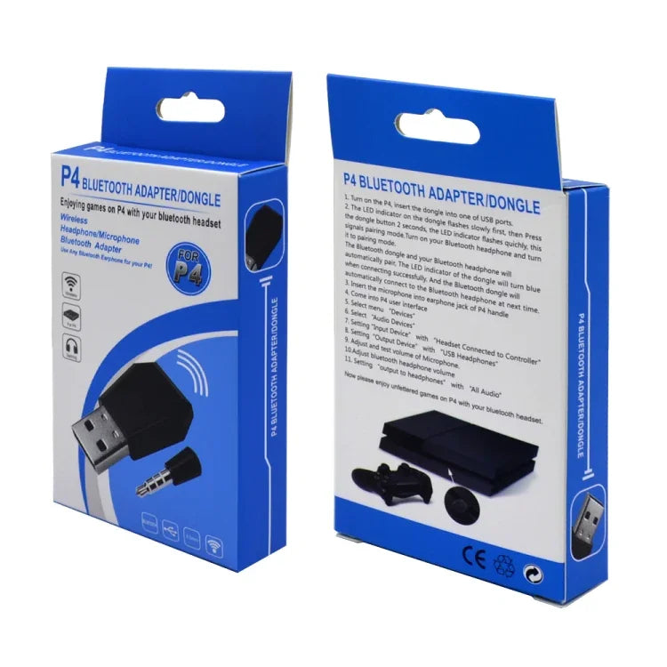 USB 4.0 Bluetooth Adapter Receiver and Transmitters for Sony PlayStation PS4, For PS4