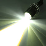 H4 DC12-80V / 10W / 6000K / 3000K / 800LM Bicolor Motorcycle Headlights with Projector Lens, H4