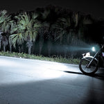 H4 DC12-80V / 10W / 6000K / 3000K / 800LM Bicolor Motorcycle Headlights with Projector Lens, H4