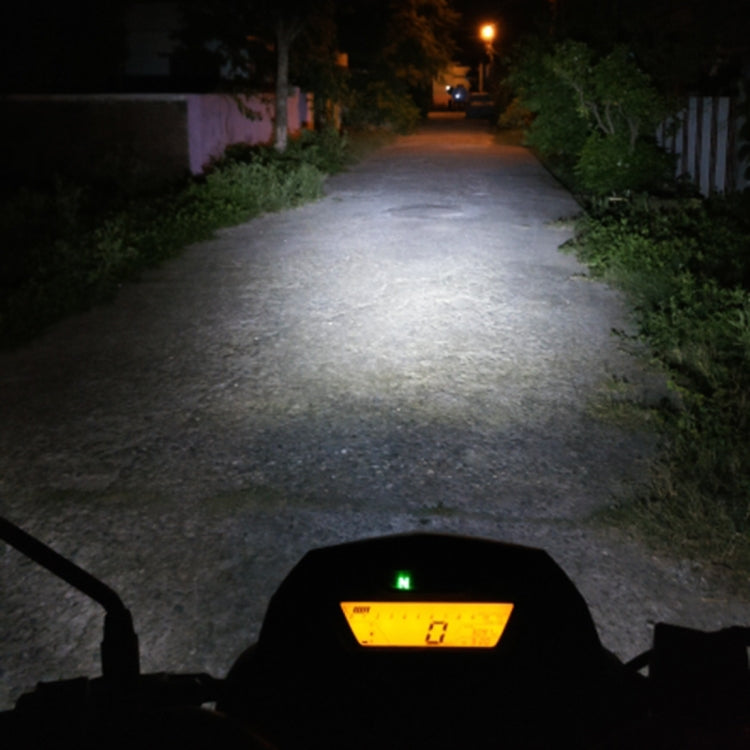 H4 DC9-18V / 4.7W (H)2.2W(L) / 6000K / 500LM Motorcycle LED Headlight with COB Lamp Beads, H4