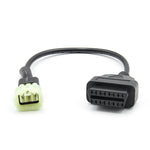 Motorcycle OBD 16PIN Female to 6PIN Connector Cable for KTM, 16PIN to 6PIN