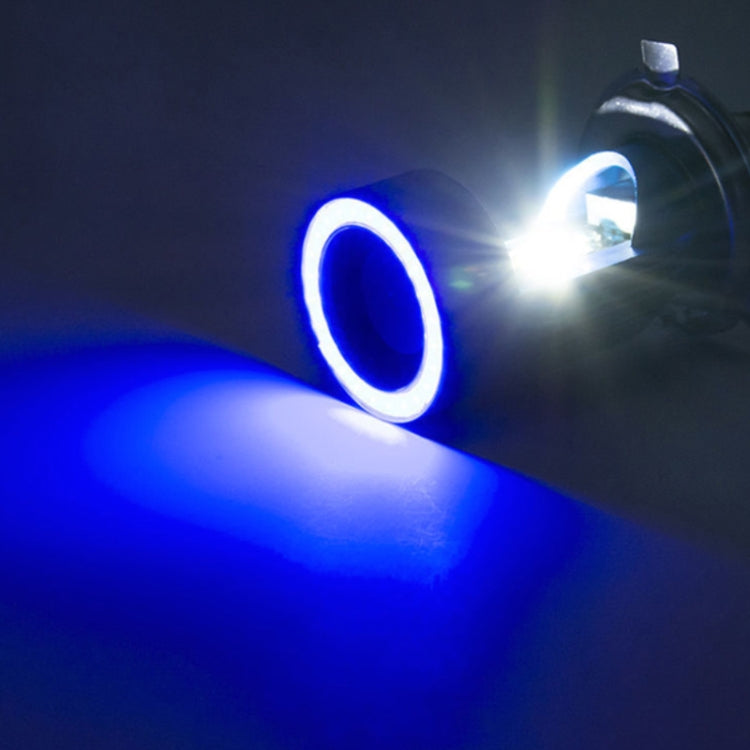H4 DC12-80V / 20W / 6000K / 2000LM Motorcycle Headlight with Angel Eyes, H4, H4 (Blue), H4 (Red)