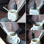 12V 10A 120-140W Cigarette Lighter Car Electric Heating Water Stick Water Heater, 12V